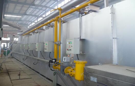 天然气模壳焙烧炉生产流水线